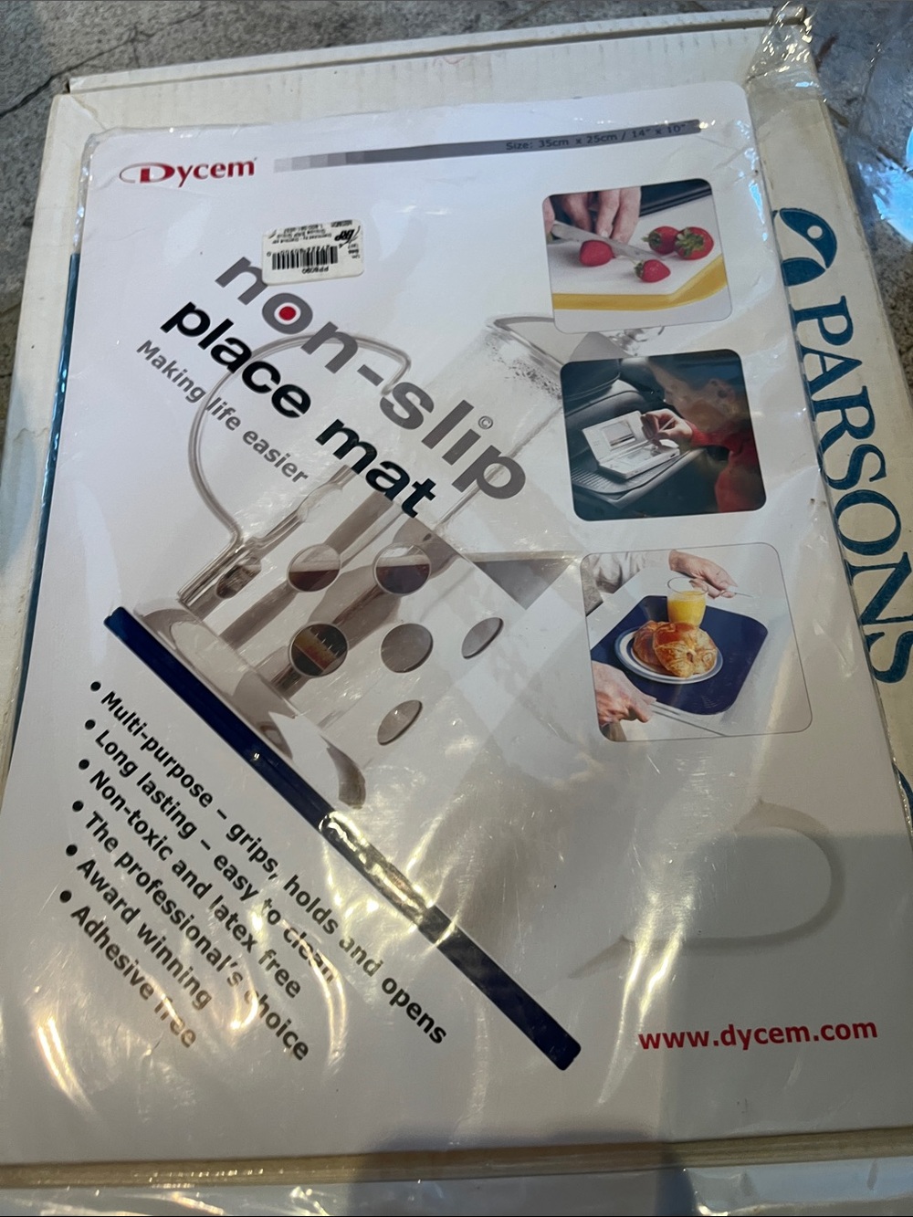 Non-Slip Place Mat - Gray